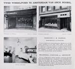 Bespreking van twee winkelpuien te Amsterdam
<br/>
Bouwbedrijf, 1928-09-20